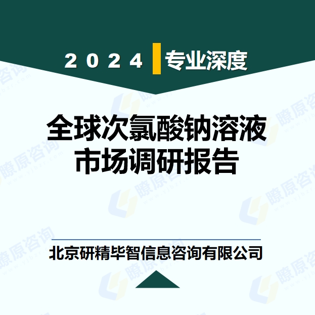 亚洲次氯酸钠溶液市场销售量、收入及价格调研报告